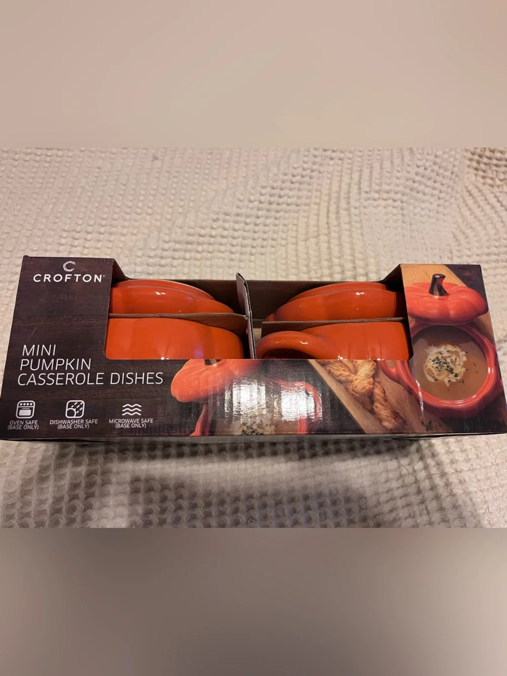 Mini Pumpkin Casserole Dishes
